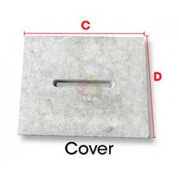 500 X 400MM PENUTUP LONGKANG (COVER / SET)